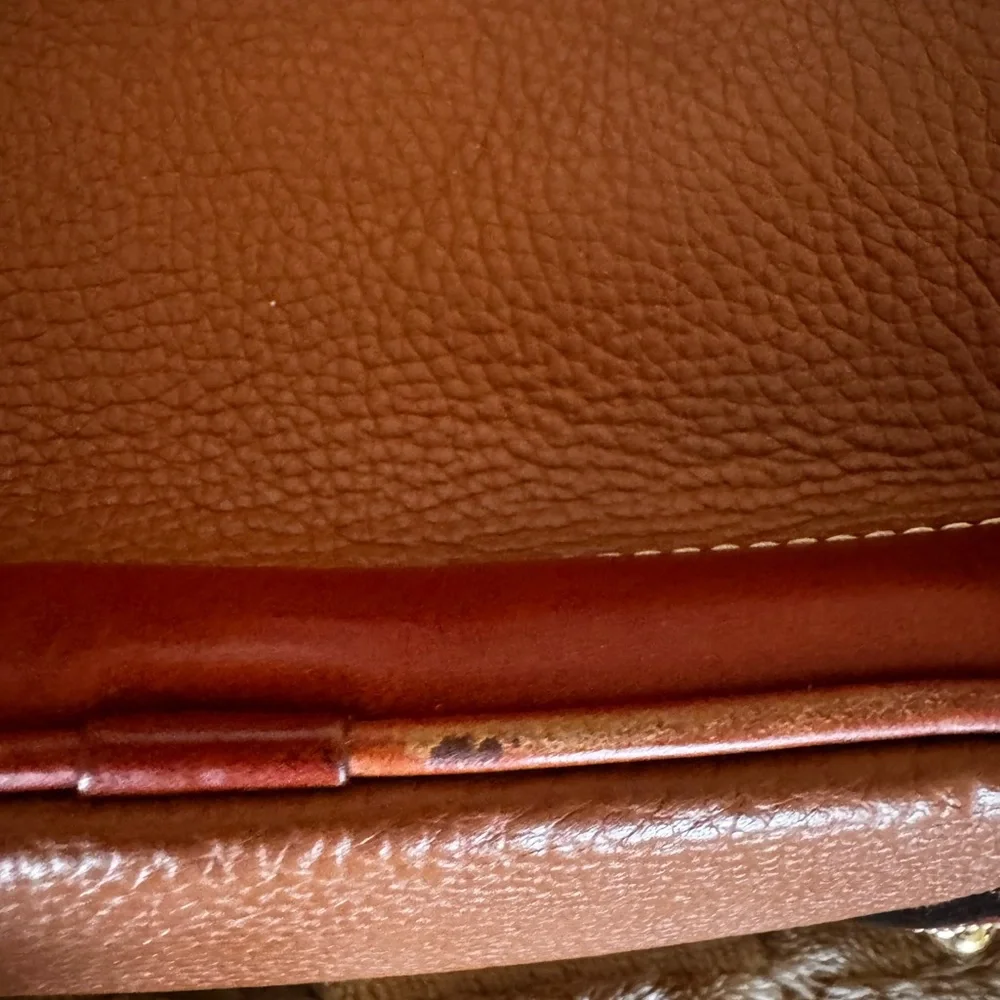 Dooney & Bourke Caramel Pebble Grain Zip Pod Backpack - Picture 5 of 9